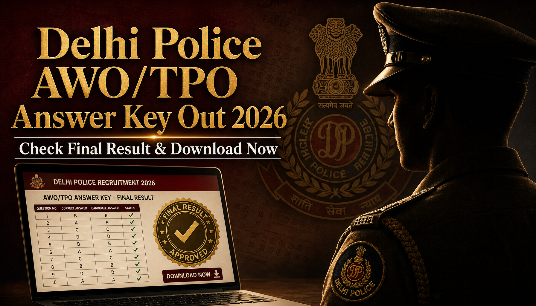Delhi Police AWO/TPO 2026: A Complete Step-by-Step Application Walkthrough for First-Timers