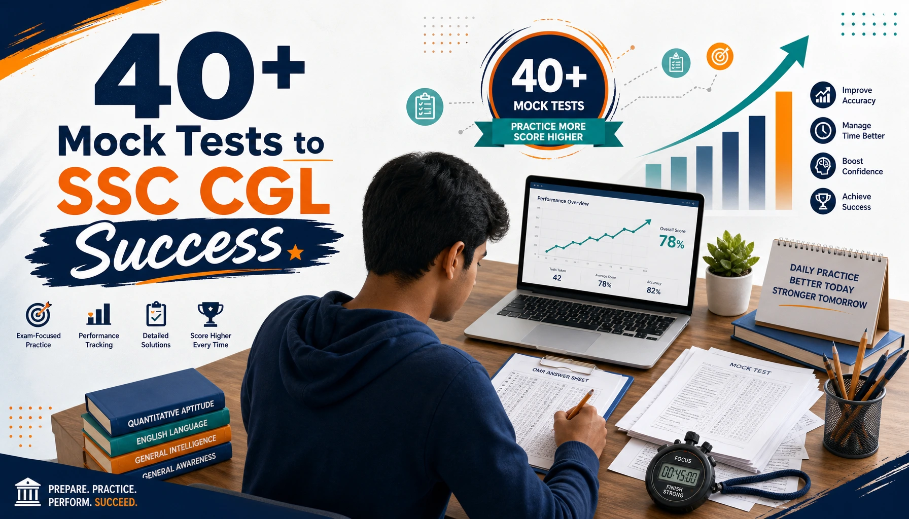 Why Toppers Attempt 40+ Mock Tests Before SSC CGL — A Data-Backed Breakdown