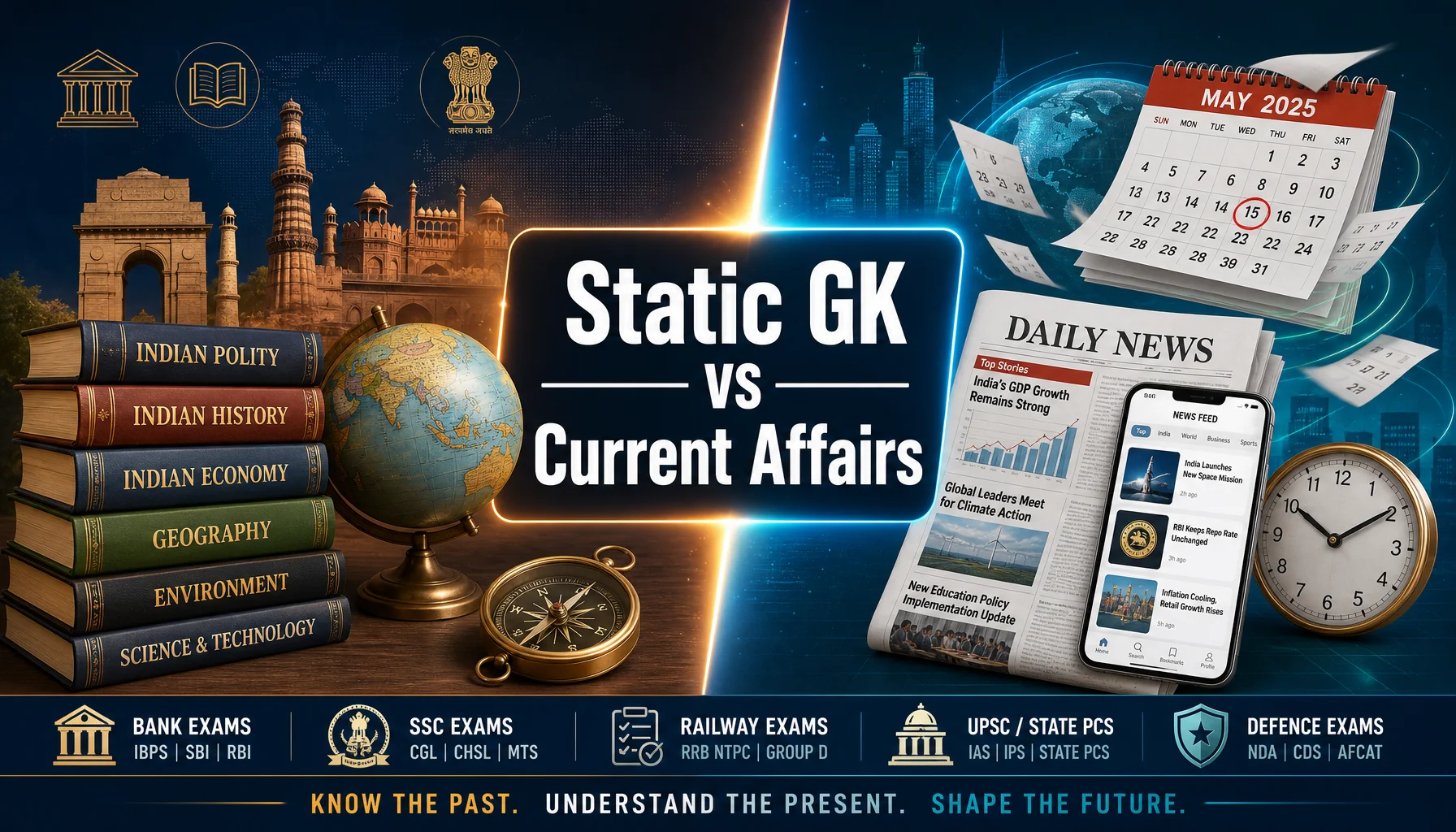 Static GK vs Current Affairs: What Really Matters for Bank and SSC Exams